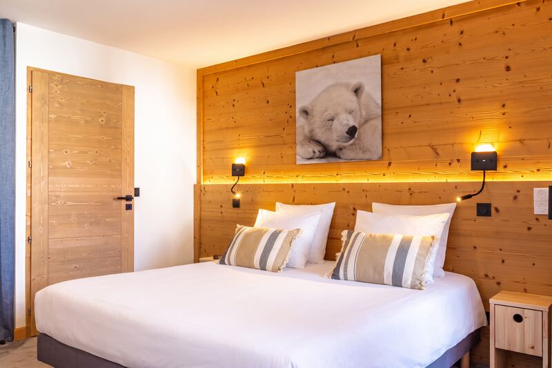 Chambre modulable, grand lit